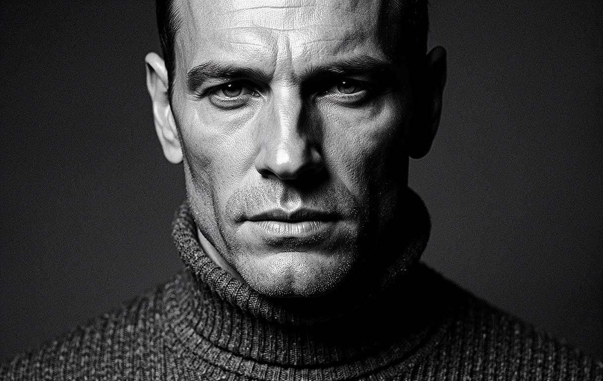 Portret nowoczesnego mężczyzny